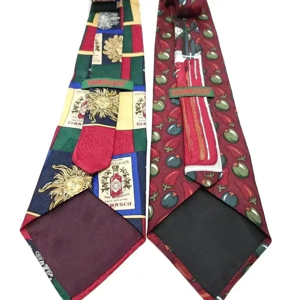 Tabasco Mens Ties Lot Of 2 - Picture 3 of 4